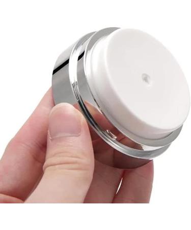 Furnido 2 Pack 1 oz Airless Pump Jars for Makeup and Skincare - Refillable Travel Lotion Containers - White - Buy Online on SooperMarket.com