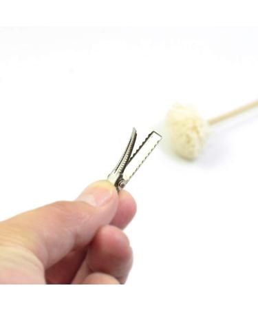 F Fityle 30/100 Pack Flat Single Prong Alligator Hair Clips - DIY Blanks - 32mm 30 Pieces for Crafting & Styling - Buy Online on SooperMarket.com