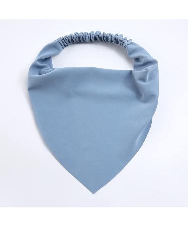 Chiffon Hair Scarf Headbands - 3 Pcs Triangle Bandanas for Women and Girls - Buy Online on SooperMarket.com