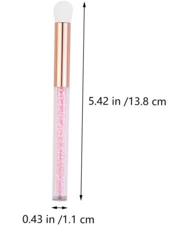 Baluue 2pcs Nose Brush Eyeshadow Brush Makeup Eyeshadow Lady Parts Eye Makeup Accessory Aluminum Tube Pink - Buy Online on SooperMarket.com
