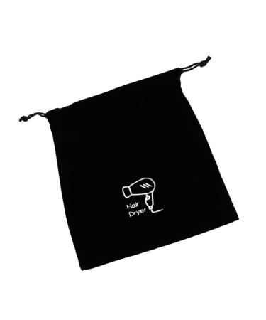 HAPINARY Flannel Hair Dryer Bag Hair Dryer Travel Pouch Travel Bag for Hair Styling Tools Hair Curler Travel Bag Hair Dryer Bag Drawstring Hair Dryer Storage Hair Tools Travel Bag