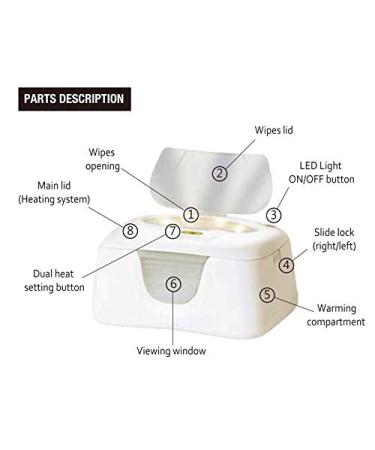 GOGO Pure Baby Wipe Warmer and Dispenser - Advanced Features, Dual Heat, Improved Design - Exclusively on Amazon - Buy Online on SooperMarket.com