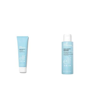 e.l.f. SKIN Gentle Peeling Exfoliant Face Cleanser Non-Harsh Liquid Formula Creates A Glowing & Cosmetics Holy Hydration! Daily Cleanser Wash away Excess Oil Impurities and Makeup Skin Exfoliant+ Cleanser 3.71 Fl Oz