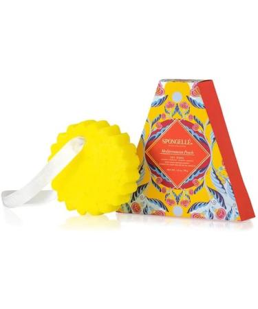 Spongell | Rivera Collection Infused Buffer Sponge | Oils of Basil & Lemon | Vegan Friendly Cruelty-Free | 20+ Uses | Mediterranean Peach - Buy Online on SooperMarket.com