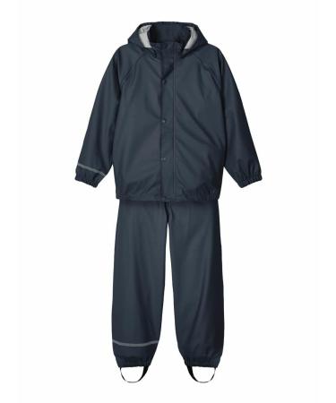 NAME IT Unisex Baby Nkndry Rain Set Noos Rain Suit 5 Years Dark Sapphire
