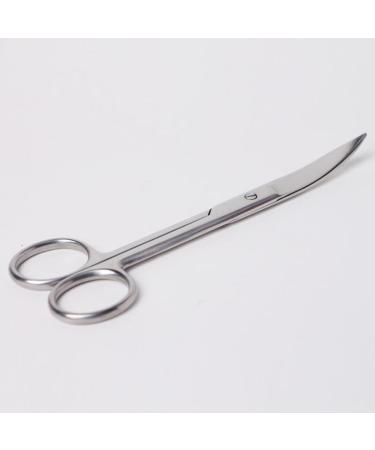 minkissy Facial Hair Men Curved Craft Cosmetics Curved for Eyebrows Nose Hair Trimmer Eyebrow Gauze Man Makeup medium Silver - Buy Online on SooperMarket.com