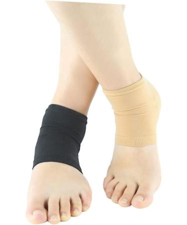 FOMIYES Black Sock Heel Sock Black Heel Stockinette Heel Protectors for High Heel Shoes Heel Moisturizing Socks for Heels High Heel Protectors Moisturizing Socks Heel Sleeves Insole Spa - Buy Online on SooperMarket.com