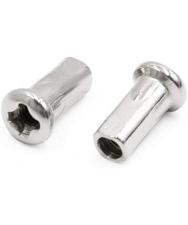 10 x 264MM Stainless Steel Bicycle Spokes with Nipples for 26inch/700C Wheels - High Strength Mountain & Road Bike Spokes - Buy Online on SooperMarket.com