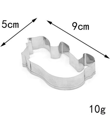 IMIKEYA 16 Pcs Modeling Molds Cake Mold Cookie Cutters Stainless Steel Cookies Mold Cookie Mold Fondant Making Molds Chocolates and Cakes Muffin Cakes Baking Tools Biscuit Dessert 9X5cmx2pcs Silverx2pcs - Buy Online on SooperMarket.com