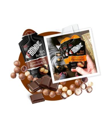 FBOMB Macadamia Nut Butter Packets - Keto Fat Bombs - Low Carb  Paleo  Keto Snacks. No added Sugar. Gluten Free - Macadamia + Chocolate. 10 Single Serve Packets New Chocolate Macadamia - Buy Online on SooperMarket.com