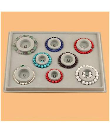 Tegg Bracelet Board: Flocked Bead Beading Jewelry Organizer Tray - DIY Craft Panel - Buy Online on SooperMarket.com