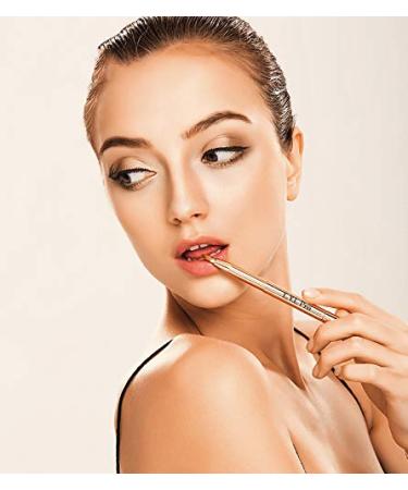 L.Y.L Pro Gold Double-Ended Retractable Lip Brush - Perfect Travel Lipstick & Gloss Makeup Brush for Christmas Gifts - Buy Online on SooperMarket.com