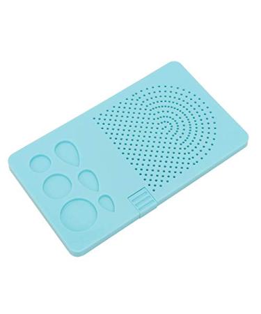 Guide Quilling Board  6.1x3.6inch Quilling Tool Quil Board with Pins Storage Box  20 Roots Needle Plate DIY Grid Tool for Paper Crafting Blue