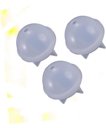 STOBOK 6 Pcs Epoxy Mold Stencils for Crafts Resin Baking Silicone Mold Soap Mold Ornaments Candy Whitex3pcs 4CMx3pcs - Buy Online on SooperMarket.com