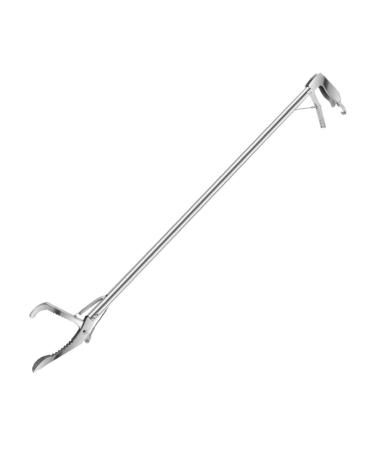 IMIKEYA Snake Tongs Reptile Catcher Stick Grabber Long Handle Pick Up Handling Tong Hook 100cm for Outdoor Adventure Exploring Tools