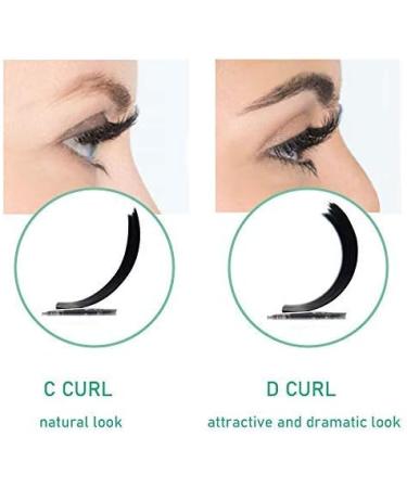Easy Fan Lashes C-0.07-16mm | C D Curl | Self Fanning Russian Lashes - Buy Online on SooperMarket.com