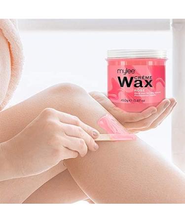 Mylee Rose Soft Creme Wax 450g - Sensitive Skin, Microwavable & Wax Heater Friendly - Ideal for Stubborn Coarse Hair Removal on All Body Areas - Buy Online on SooperMarket.com