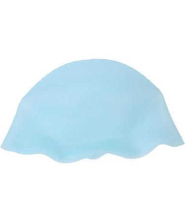 Hair Dye Cap Silicone Hair Highlighting Cap Punching Reusable Convenient Use with Hook Needle for Hair Salon (Blue) - Buy Online on SooperMarket.com