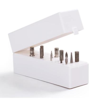 Nail Drill Bits Holder 30 Holes Drill Bits Cleanser Dustproof Drill Bits Organizer Container 30 Holes Manicure Tools for Nail Drill Bit - Buy Online on SooperMarket.com