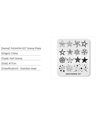 Alexnailart Nail Art Stamping Plate Travel The UK Guard Image Plate Nail Art Tools (TR004) - Buy Online on SooperMarket.com