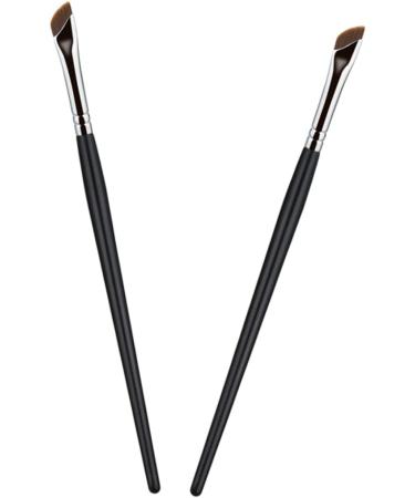 Baluue 4 Pcs Eyebrow Brush Eyeshadow Concealer Brush Eyeliner Brush Angled Eye Shadow Brush Wood - Buy Online on SooperMarket.com