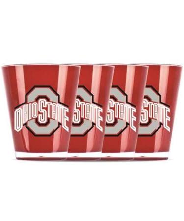 Duck House NCAA Ohio State Univ Insulated Mini Tumbler (4 Piece Set), One Size, Multicolor
