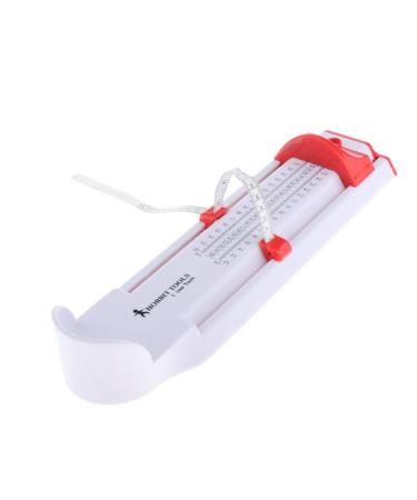 Bonarty Foot Measuring Device for Buying Shoes Online Foot Measurement Unisex Adults - Red