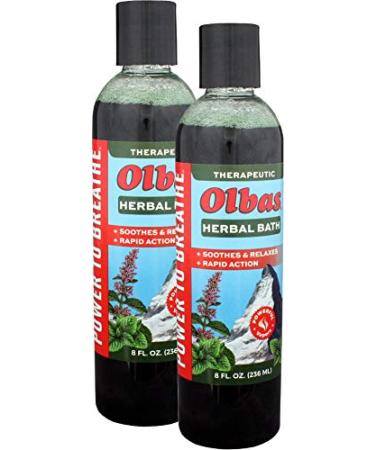 Olbas Herbal Bath, 8 fl oz / 236 ml, 2-Pack