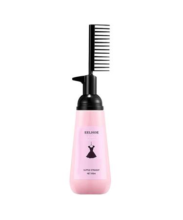 Dajidafu Universal Curly Hair Straightening Cream with Brush Smoothing Hair-styling Nourishing Beauty Accessory for Professional