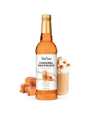 Jordan's Skinny Syrups Barista Collection Caramel Macchiato Syrup 750ml | 0 Calories | 0 Sugar | 0 Carbs. Vanilla Caramel 750 ml (Pack of 1)