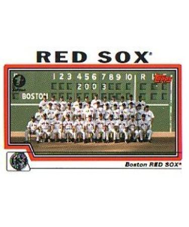 2004 Topps Baseball Cards Complete Team Set of 25 Boston Red Sox (championship year)