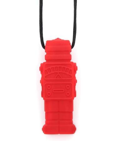 Buy Silicone Teether Necklace - Chew Pendant for ADHD Autism & Anxiety - Red Sensory Chew Toy for Kids & Adults | International Shipping - Buy Online on SooperMarket.com