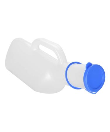 Movable Portable Urine Bottle Transparent Plastic Urine Collector for Kids with Handle Large Capacity for Men