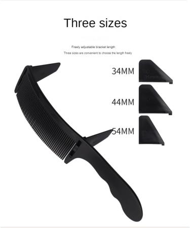 zabeto 1Set Positioning Comb Barber Hair Cutting Comb Salon Hairdressing Clipper Curved Comb for Men Hair Styling Tool Black - Buy Online on SooperMarket.com