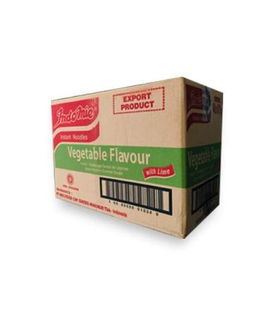 Buy 40x 75g IndoMie Instant Noodle Soup - Vegetable Flavour with Lime + Lucky Wooden Doll - International Shipping Available - Buy Online on SooperMarket.com