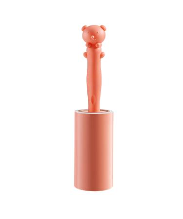 Lint Roller 1 Handle with 5 Refills 300 Sheets Extra Sticky Lint Remover for Clothes Cute Bear Sticky Hair Roller for Pet Hair Rodillo quitapelusas Fur Removal Tool Dehairing (Color : Green