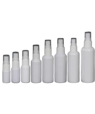 GeRRiT Small Spray Dispenser Bottle Fine Mist Plastic Spray Empty Bottle Refillable Mini Travel Kit Reusable for Cleaning Gardening Plants White