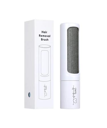 M&R,Pet Hair Remover Brush-Portable & Reusable Animal Hair Removal Brush for Dogs and Cats Easy to Clean Fixed Areas Pet Fur from Carpet, Furniture, Bed & Sofa and for Clothes and Car Seats White