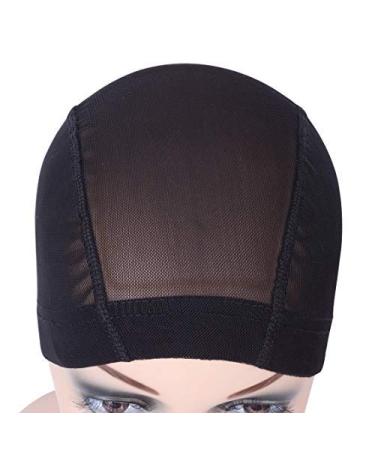 Shop Black Mesh Dome Wig Cap - 2-Pack for Wigs | Wide Rubber Band | Perfect Hair Network - Buy Online on SooperMarket.com