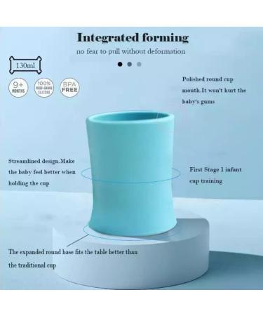 6-Piece Silicone LED Weaning Baby Feeding Set in Gray | BPA-Free, Dishwasher Safe - Buy Online on SooperMarket.com