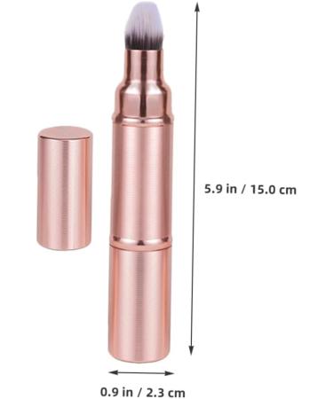 Gogogmee Double-ended Makeup Brush Blush Brush Dual End Makeup Brush Foundation Brush Powder Brush Cosmetics Brush Blending Brush Blusher Brush Women Makeup Tool Loose Powder Makeup Sponge - Buy Online on SooperMarket.com