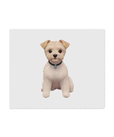 2 x microfiber cleaning cloths "Terrier Dog" (LC00025214)