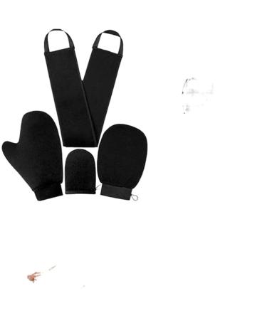 4Pcs Reusable Body Self Tan Applicator Tanning Gloves Cream Lotion Mousse Body Cleaning Glove Self Tanning Mitts