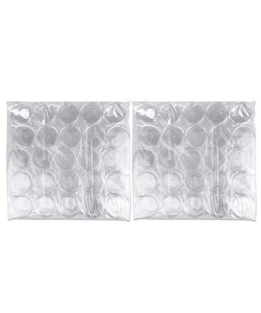 50 Clear 5g Acrylic Jars - BPA Free Cosmetic Containers for Makeup, Samples, and More - Buy Online on SooperMarket.com