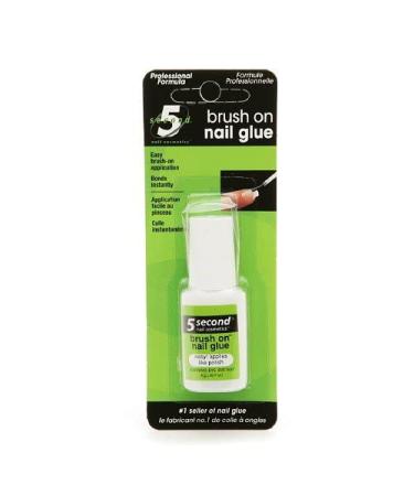 5 Second Brush On Nail Glue 0.2 oz
