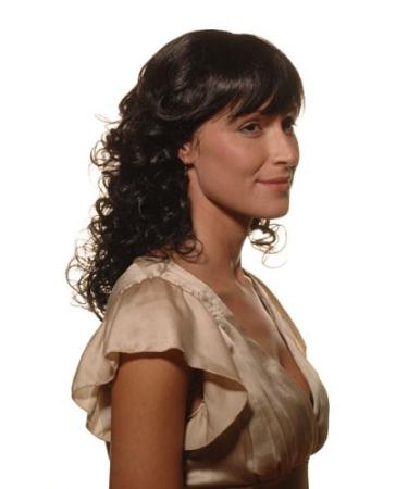 WIG ME UP MC008-2 Black Medium-Long Curly Hair Wig - Gothic Style for International Shipping - Buy Online on SooperMarket.com
