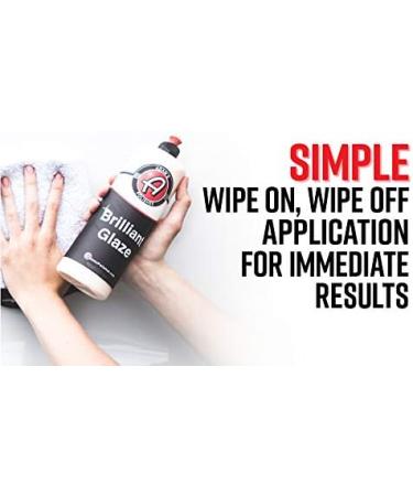 Adam's Brilliant Glaze 16oz - Deep Wet Shine - Easy On/Off - 1 Pound - Buy Online on SooperMarket.com