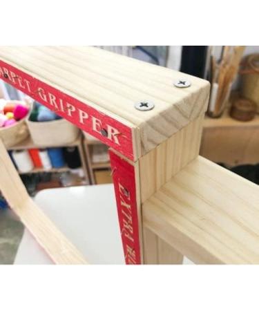 JQSH Wooden Tufting Frame with Clamp (27.5*27.5inch) for Electric Carpet Tufting Machine - Buy Online on SooperMarket.com
