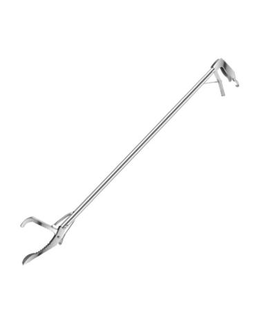 Snake Tongs 1.5 Meters Reptile Grabber Catcher Stainless Steel Serrated Wide Jaw Snake Reptile Catcher Folding Design