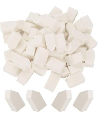 Dajidafu 50 Pieces Cosmetic Puff Absorbent Sponges Pad Nail Brush Coloring Self-Assembly Nails Accessories Supply Stamper Tools - Buy Online on SooperMarket.com